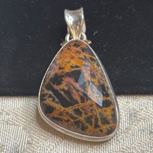 Sterling silver Peitersite Pendant